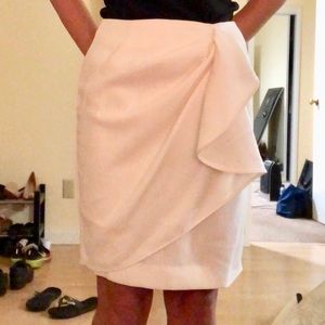 Zara white midi skirt